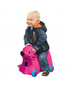 Masinuta de impins tip valiza Big Bobby Trolley pink,S800055353
