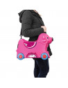 Masinuta de impins tip valiza Big Bobby Trolley pink,S800055353
