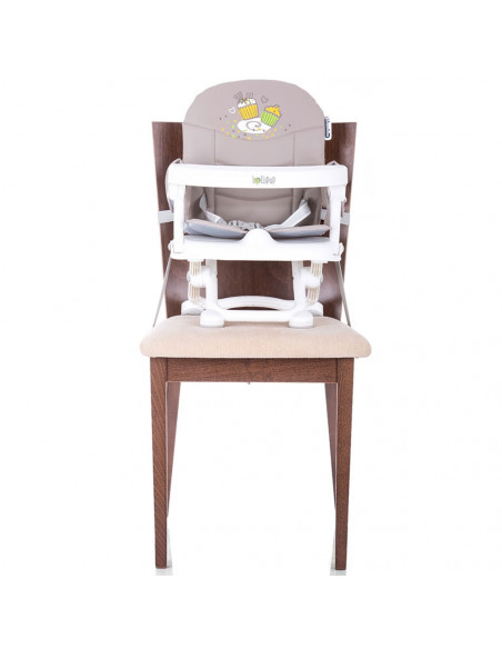 Inaltator scaun de masa Chipolino Lollipop mocca,STHBL02002MO