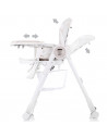 Scaun de masa Chipolino Master Chef mocca,STHMC02001MO