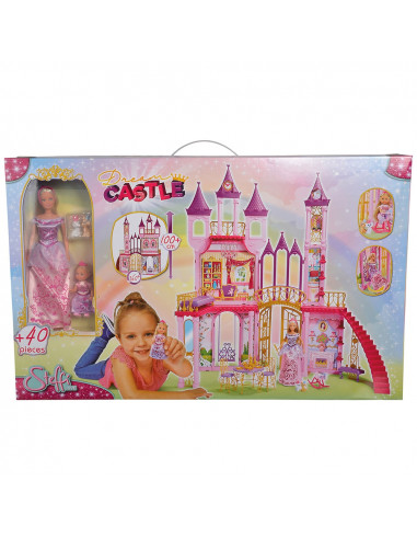 Casuta pentru papusi Simba Dream Castle cu papusa Steffi Love