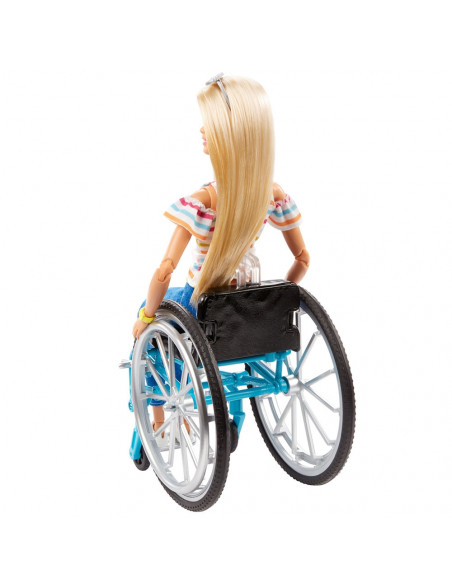 Papusa Barbie by Mattel Fashionistas papusa in scaun cu rotile