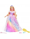 Papusa Barbie by Mattel Dreamtopia Printesa in rochie de bal cu