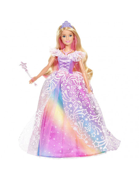 Papusa Barbie by Mattel Dreamtopia Printesa in rochie de bal cu