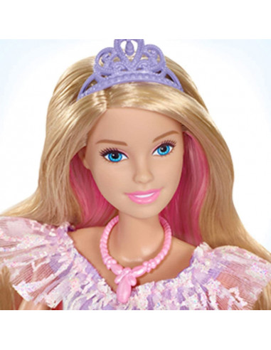Papusa Barbie by Mattel Dreamtopia Printesa in rochie de bal cu