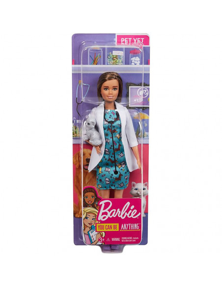 Papusa Barbie by Mattel Careers Medic veterinar cu figurina