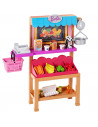 Set Barbie by Mattel I can be Magazin alimentar FJB27 cu