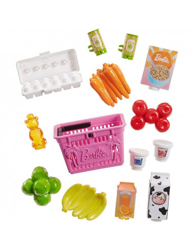 Set Barbie by Mattel I can be Magazin alimentar FJB27 cu