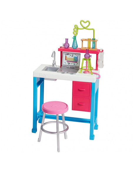 Set Barbie by Mattel I can be Laborator FJB28 cu