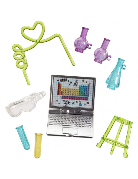 Set Barbie by Mattel I can be Laborator FJB28 cu