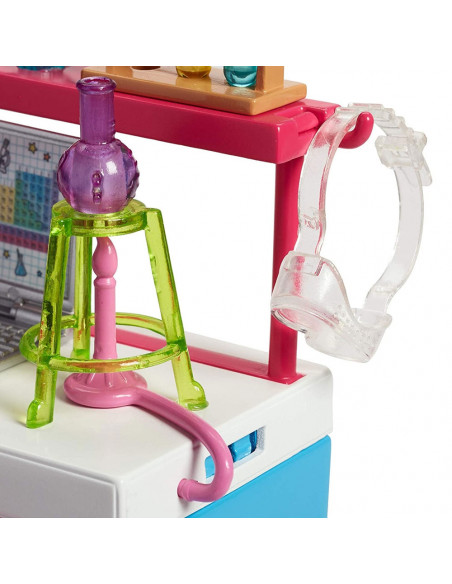 Set Barbie by Mattel I can be Laborator FJB28 cu