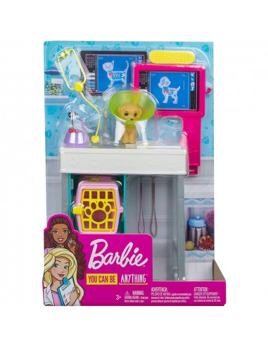 Set Barbie by Mattel I can be Cabinet veterinar GJL68 cu