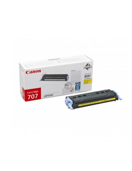 Cartus Toner Original Canon CRG-707 Yellow, 2000 pagini Cartus Toner Original Canon CRG-707 Yellow, 2000 pagini
