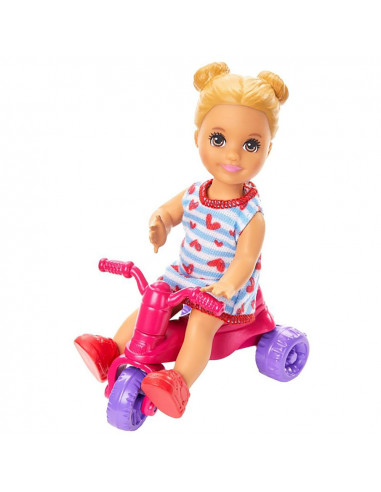 Set Barbie by Mattel Family Skipper Mamica si bebelus,MT-GHV87
