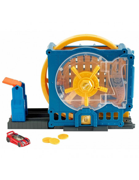 Pista de masini Hot Wheels by Mattel City Super Bank