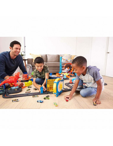 Pista de masini Hot Wheels by Mattel City Super Bank