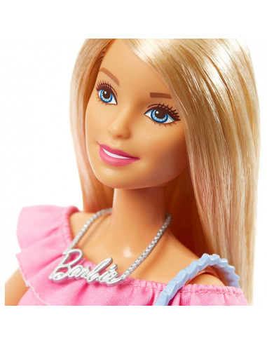 Set Barbie by Mattel Estate Salon de infrumusetare cu papusa si