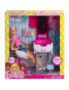Set Barbie by Mattel Estate Salon de infrumusetare cu papusa si