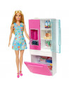 Set Barbie by Mattel Estate frigider cu papusa si