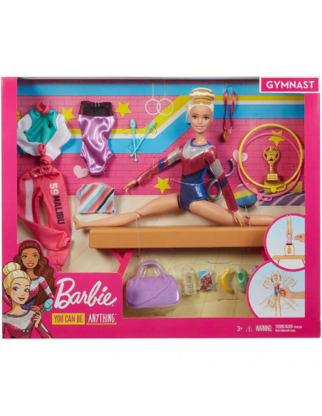 Set Barbie by Mattel Careers Gimnasta,MT-GJM72