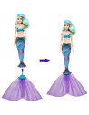 Papusa Barbie by Mattel Color Reveal Wave Sirena