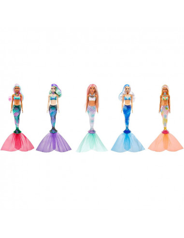 Papusa Barbie by Mattel Color Reveal Wave Sirena