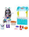 Set Enchantimals by Mattel papusa Hawna Husky, figurina Whipped