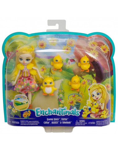Set Enchantimals by Mattel Dinah Duck With Slosh And Family