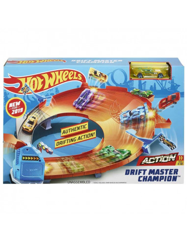 Pista de masini Hot Wheels by Mattel Drift Master Champion cu