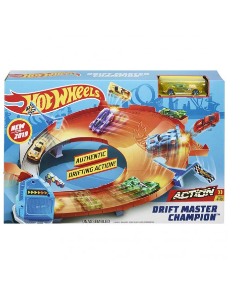 Pista de masini Hot Wheels by Mattel Drift Master Champion cu