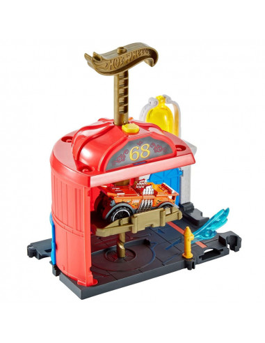Pista de masini Hot Wheels by Mattel City Downtown Fire Station