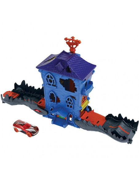 Pista de masini Hot Wheels by Mattel Croc Mansion Attack cu