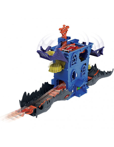 Pista de masini Hot Wheels by Mattel Croc Mansion Attack cu