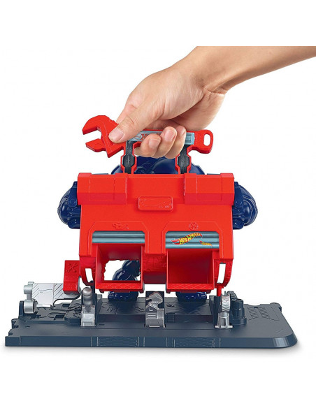 Pista de masini Hot Wheels by Mattel Gorilla Rage Garage Attack