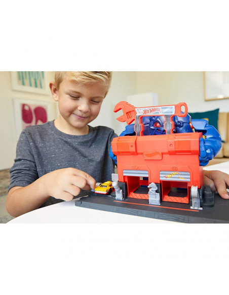 Pista de masini Hot Wheels by Mattel Gorilla Rage Garage Attack