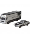 Camion Hot Wheels by Mattel Car Culture Euro Hauler cu masina