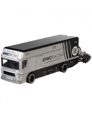 Camion Hot Wheels by Mattel Car Culture Euro Hauler cu masina