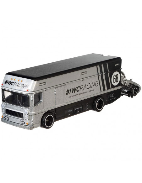 Camion Hot Wheels by Mattel Car Culture Euro Hauler cu masina