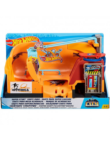 Pista de masini Hot Wheels by Mattel City Super Stunt Skate