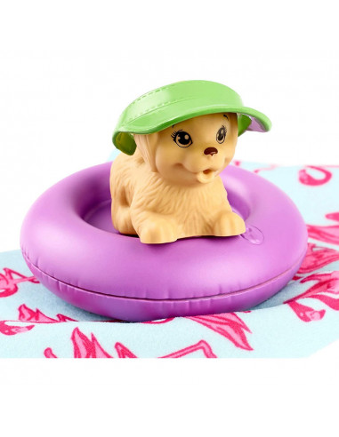 Set Barbie by Mattel Colac in forma de gogoasa cu figurina