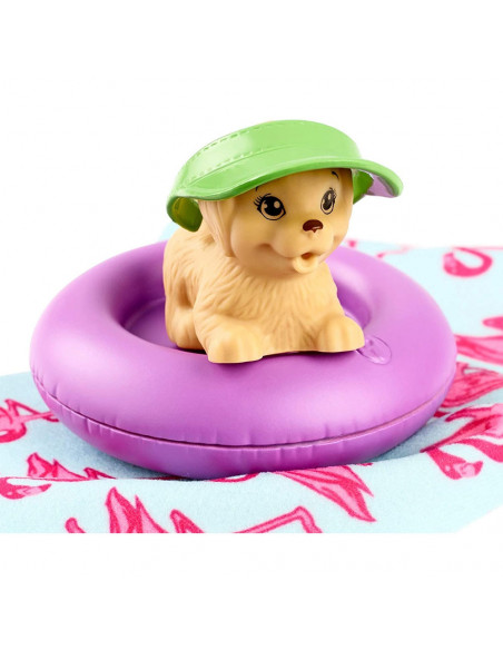 Set Barbie by Mattel Colac in forma de gogoasa cu figurina