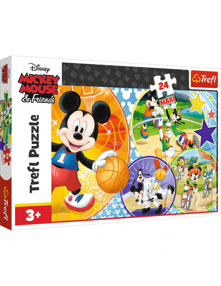 Puzzle Trefl Maxi Disney Mickey Mouse, E timpul pentru sport 24
