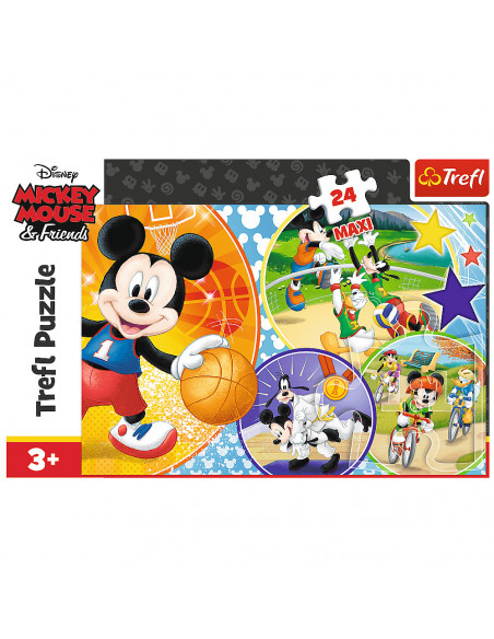 Puzzle Trefl Maxi Disney Mickey Mouse, E timpul pentru sport 24