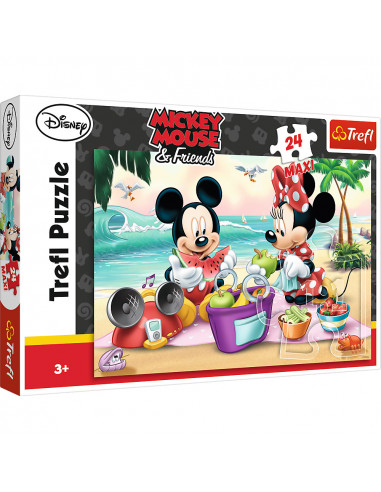 Puzzle Trefl Maxi Disney Mickey Mouse, Picnic pe plaja 24