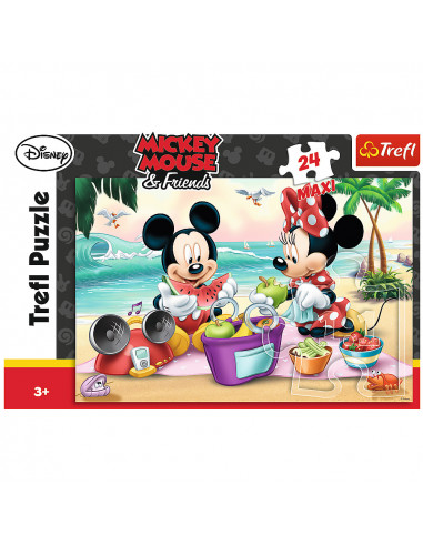 Puzzle Trefl Maxi Disney Mickey Mouse, Picnic pe plaja 24