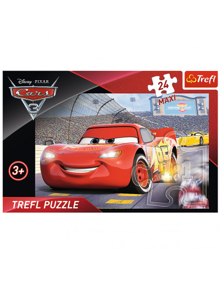 Puzzle Trefl Maxi Disney Cars, Campionul 24 piese,TR-14250