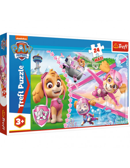 Puzzle Trefl Maxi Paw Patrol, Eroina Skye 24 piese,TR-14307