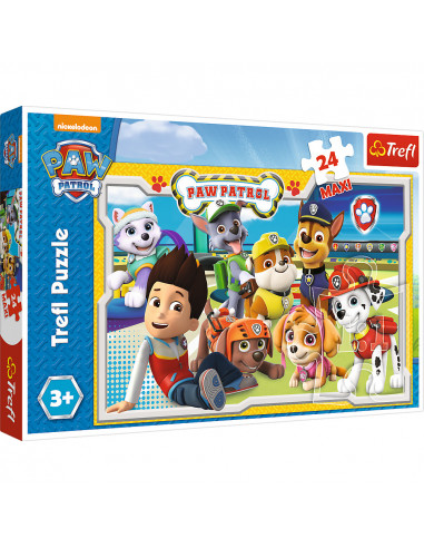Puzzle Trefl Maxi Paw Patrol, Echipa vesela 24 piese,TR-14287