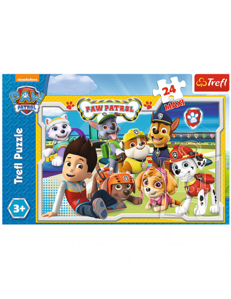 Puzzle Trefl Maxi Paw Patrol, Echipa vesela 24 piese,TR-14287