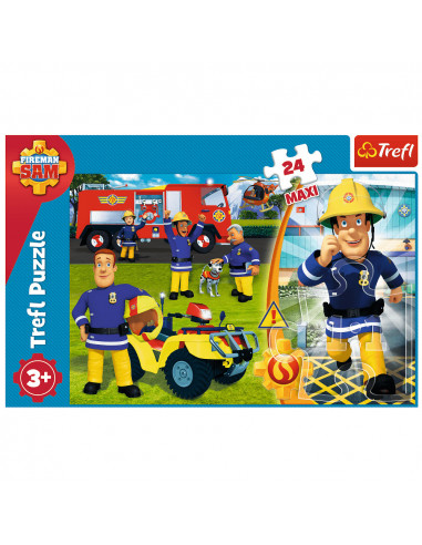 Puzzle Trefl Maxi Fireman Sam, Curajosul pompier Sam 24